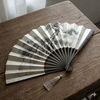 男 夏 着物 京扇子