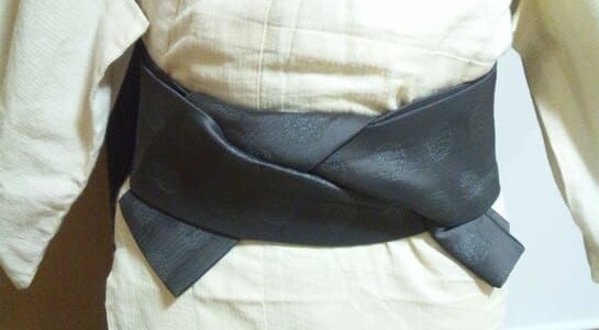 帯の結び方-片ばさみ