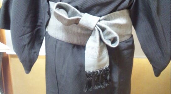 帯の締め方-片わな結び